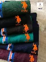 USPA Polo T- Shirts (M, Light Beige).webp