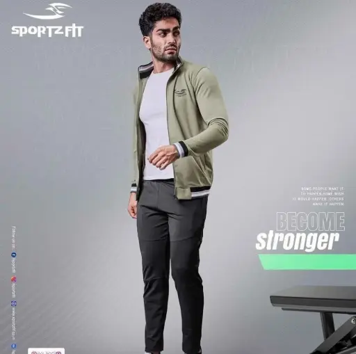 SportZfit Workout Jacket For Men's