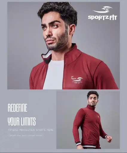 SportZfit Workout Jacket For Men's